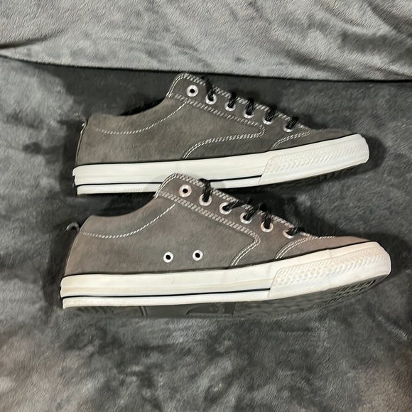 Converse Vintage Suede Skateboarding Shoes Mens Sz 11.5 Gray, Great hardly used - Picture 3 of 8